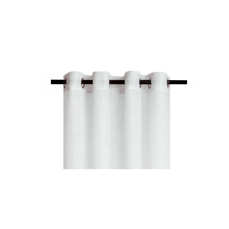 Firana z kółkami żakard WOW CHIC 140x270 off-whi